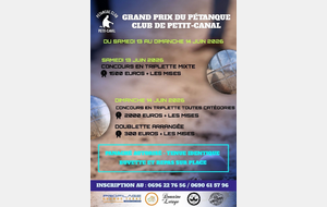 Grand Prix du Petanque Club de Petit Canal